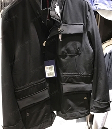 市场上装-中长外套-（实拍）时尚商务派克