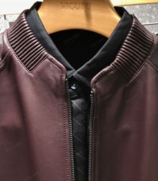 市场上装-皮衣-（实拍）时尚商务皮衣