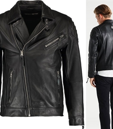 市场上装-皮衣-时尚男装皮衣