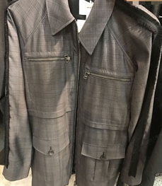 市场上装-中长外套-（实拍）休闲男装中长外套