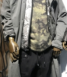 市场上装-中长外套-（实拍）休闲男装中长外套