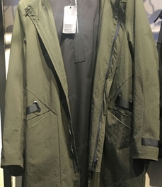 市场上装-中长外套-（实拍）时尚男装中长外套