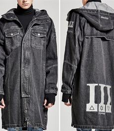 市场上装-中长外套-时尚男装中长外套