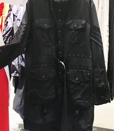 市场上装-中长外套-（实拍）休闲男装中长外套