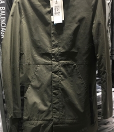 市场上装-中长外套-（实拍）时尚男装中长外套