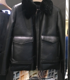 市场上装-皮衣-（实拍）时尚商务皮衣