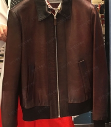 市场上装-皮衣-（实拍）时尚商务皮衣