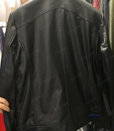 市场上装-皮衣-（实拍）时尚商务皮衣