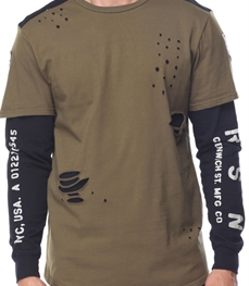 市场上装-T恤-时尚男装t恤