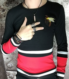 市场上装-T恤-时尚男装t恤