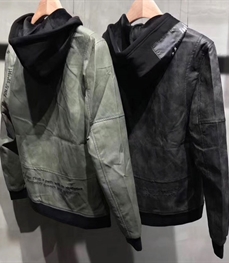 市场上装-皮衣-时尚男装皮衣