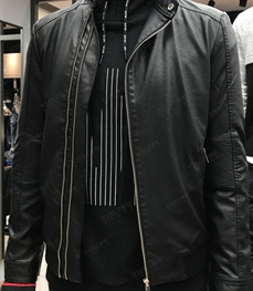 市场上装-皮衣-（实拍）休闲男装皮衣