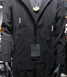 市场上装-中长外套-（实拍）时尚男装中长外套