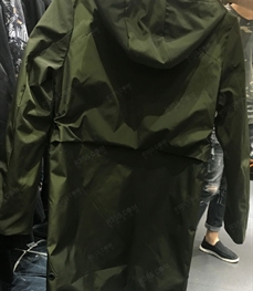 市场上装-中长外套-（实拍）时尚男装中长外套