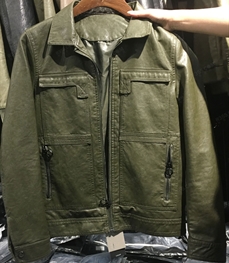 市场上装-皮衣-（实拍）时尚男装皮衣