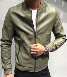 市场上装-皮衣-时尚男装皮衣