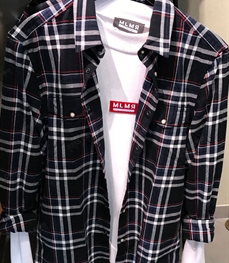 市场上装-衬衫-（实拍）休闲男装衬衫