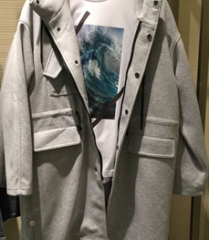 市场上装-中长外套-（实拍）休闲男装中长外套