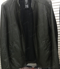 市场上装-皮衣-（实拍）时尚商务皮衣