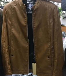 市场上装-皮衣-（实拍）时尚商务皮衣