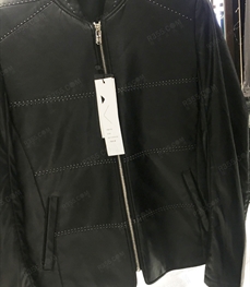 市场上装-皮衣-（实拍）时尚商务皮衣