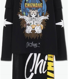 市场上装-T恤-休闲男装t恤