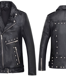 市场上装-皮衣-休闲男装皮衣