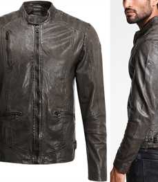 市场上装-皮衣-时尚男装皮衣