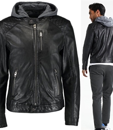 市场上装-皮衣-时尚男装皮衣