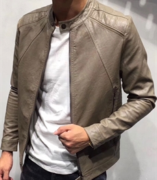 市场上装-皮衣-时尚男装皮衣