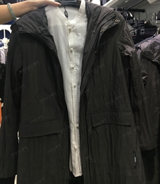 市场上装-中长外套-（实拍）时尚男装中长外套