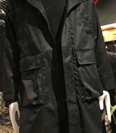 市场上装-中长外套-（实拍）时尚男装中长外套