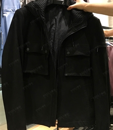 市场上装-皮衣-（实拍）时尚商务皮衣