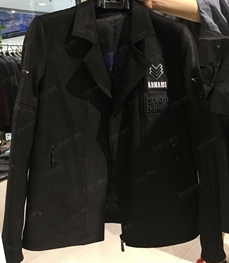 市场上装-皮衣-（实拍）时尚商务皮衣