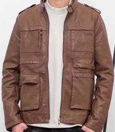 市场上装-皮衣-时尚男装皮衣