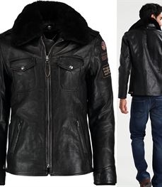 市场上装-皮衣-时尚男装皮衣