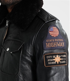 市场上装-皮衣-时尚男装皮衣