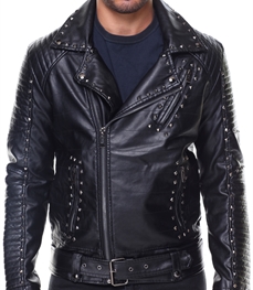 市场上装-皮衣-时尚男装皮衣