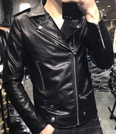 市场上装-皮衣-时尚男装皮衣