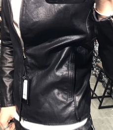 市场上装-皮衣-时尚男装皮衣