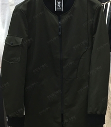 市场上装-中长外套-（实拍）时尚男装中长外套