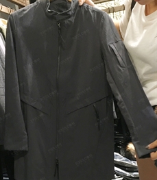 市场上装-中长外套-（实拍）时尚男装中长外套