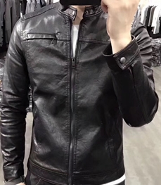 市场上装-皮衣-时尚男装皮衣
