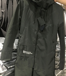 市场上装-中长外套-（实拍）时尚男装中长外套