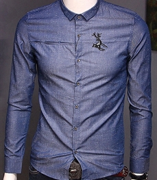 市场上装-衬衫-时尚男装衬衫