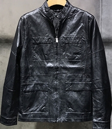 市场上装-皮衣-时尚男装皮衣