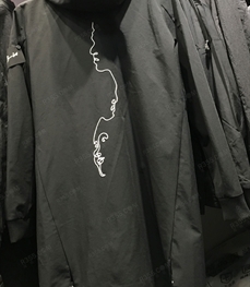 市场上装-中长外套-（实拍）时尚男装中长外套