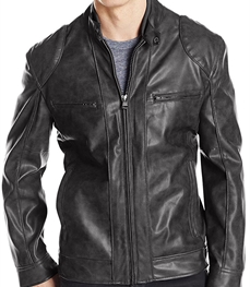 市场上装-皮衣-时尚商务皮衣