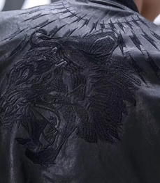 市场上装-皮衣-时尚男装皮衣