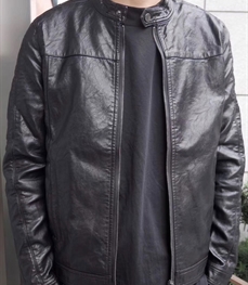 市场上装-皮衣-时尚男装皮衣